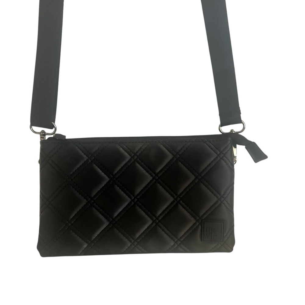 IHKWIP Black Quitled Crossbody Bag